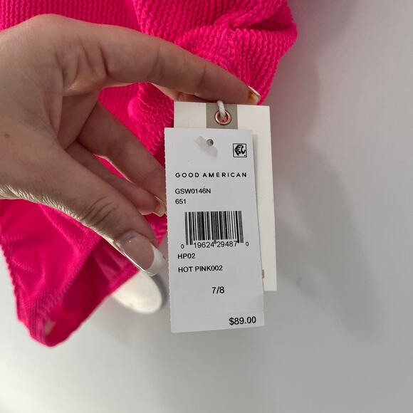 NEW Good American Barbie Pink One Piece Bathing Suit Size 4XL/5XL - Picture 3 of 6